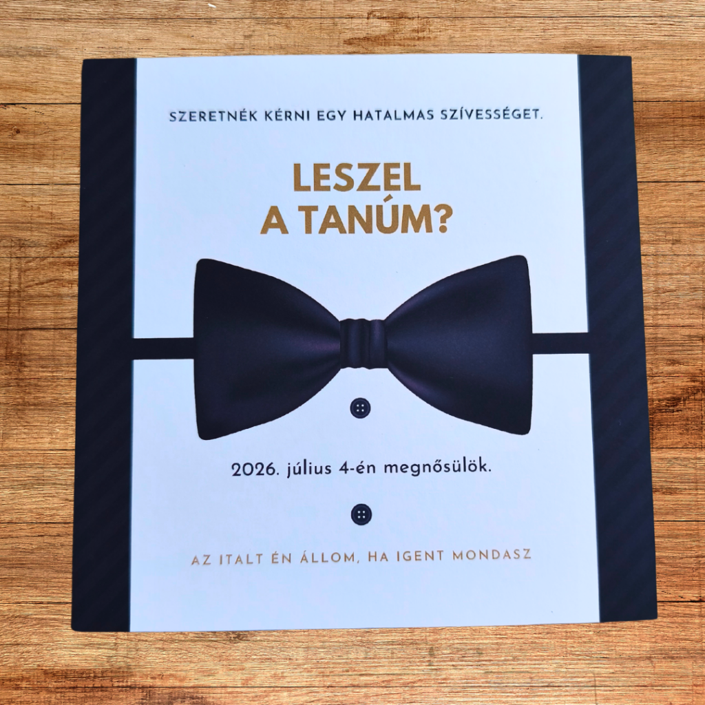 Tanúfelkérő férfiaknak