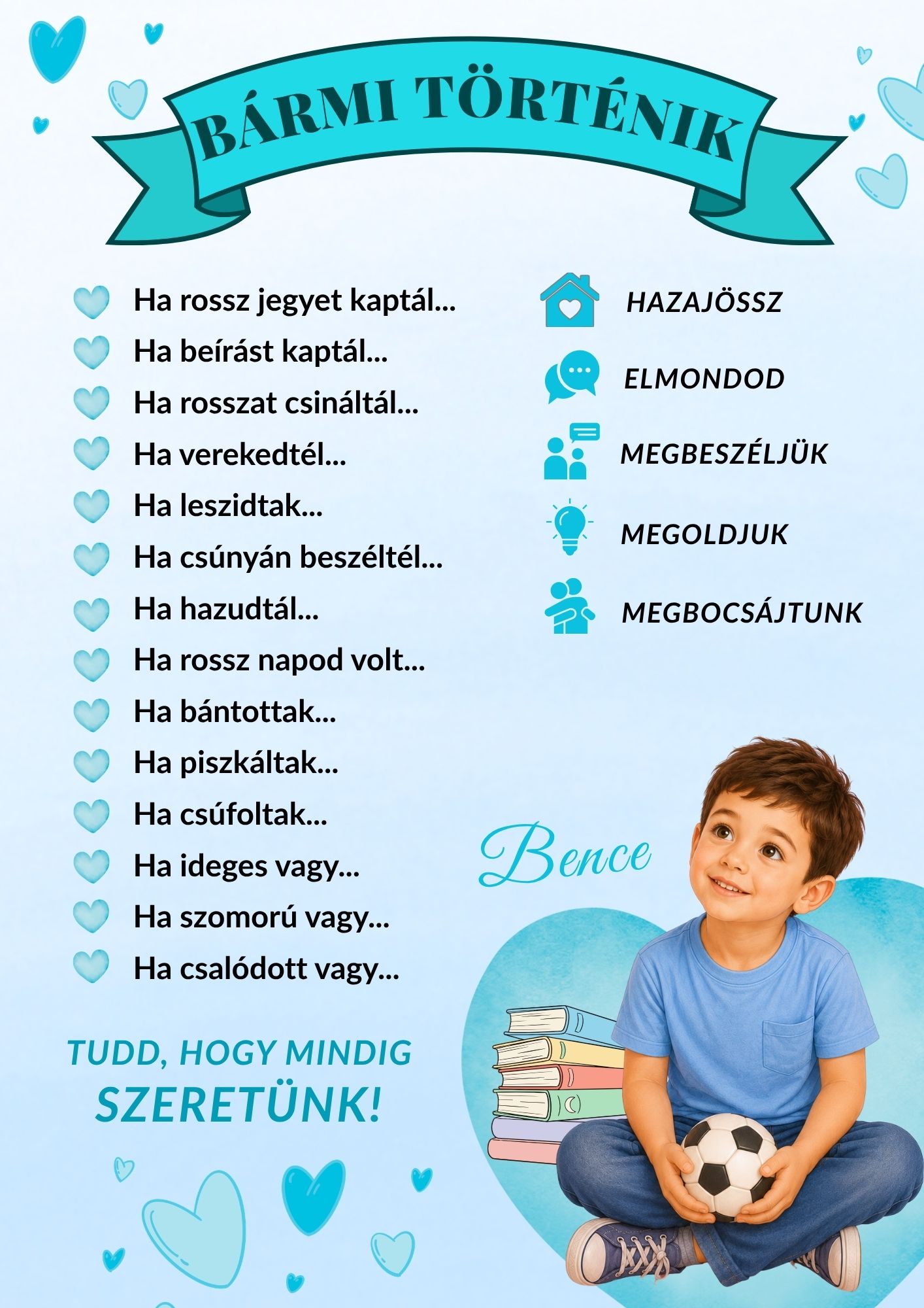 "Bármi történik" gyerekposzter